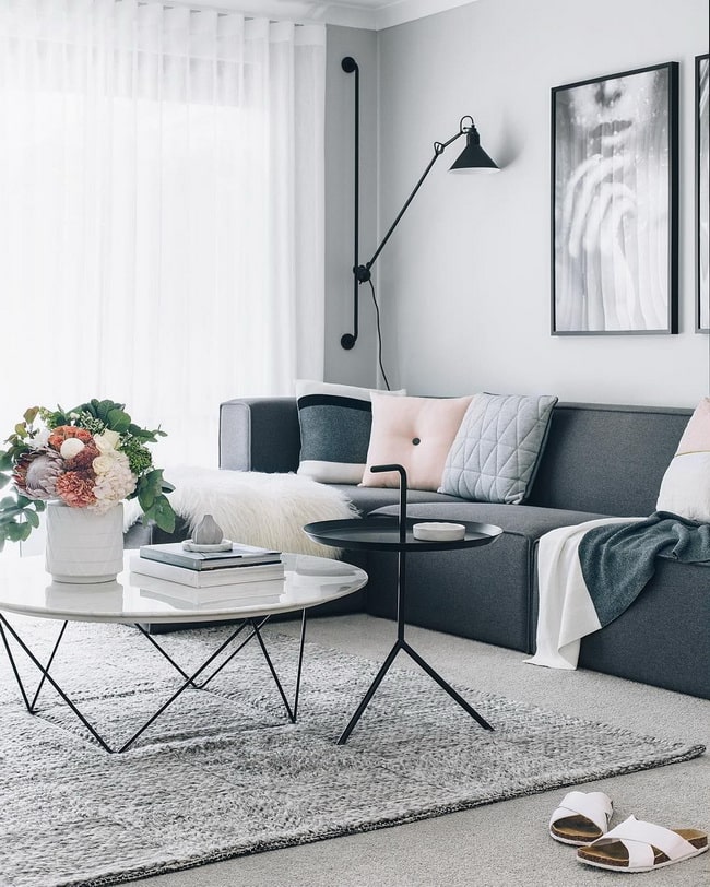 Cómo elegir el color de las cortinas para el salón