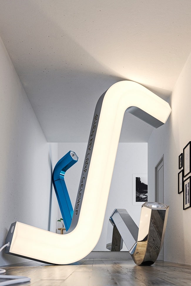 Lámparas con diseño de llave Alen