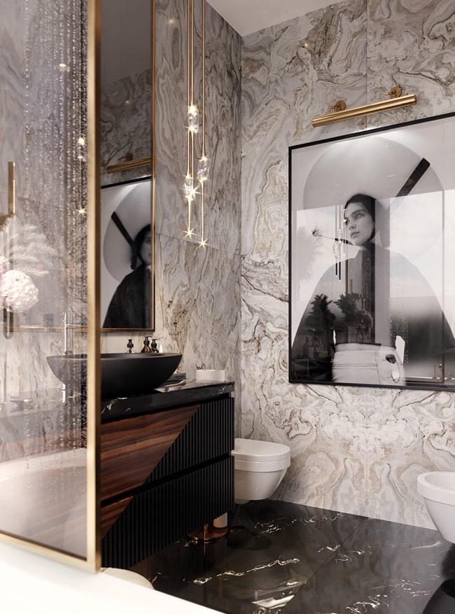 Baños con glamour