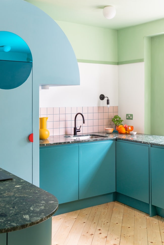 Cocina Pop con mucho color