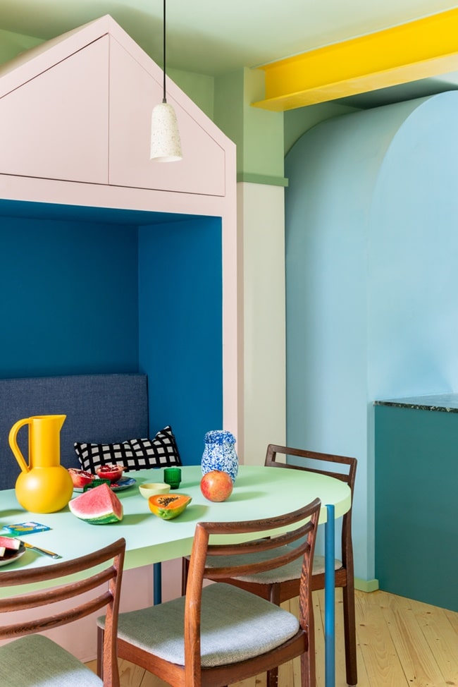 Comedor colorido