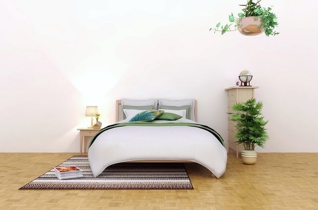 Plantas en el dormitorio