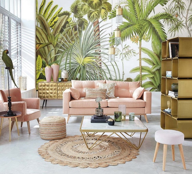 Decoración tropical