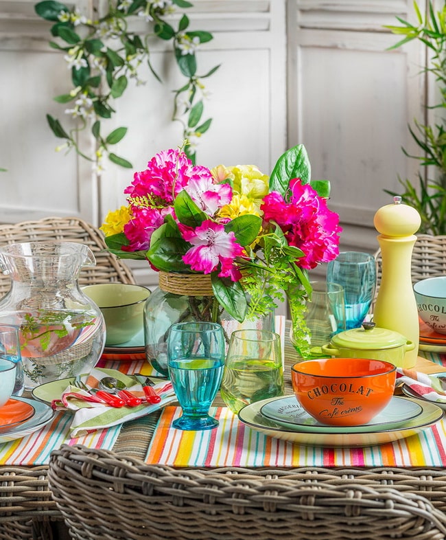 Ideas para decorar la mesa en verano