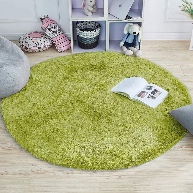 Decorar con alfombras redondas