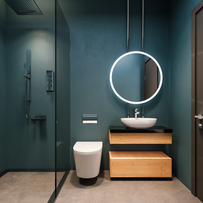Baños de microcemento