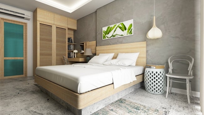Cama de hotel en casa