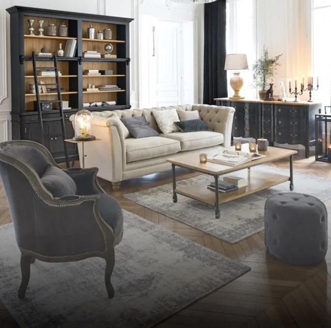 Salón estilo clásico