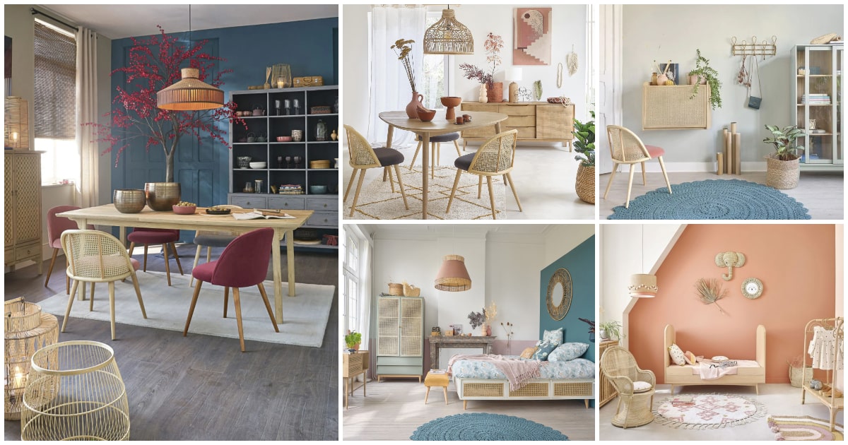 Ideas para decorar con muebles de rejilla