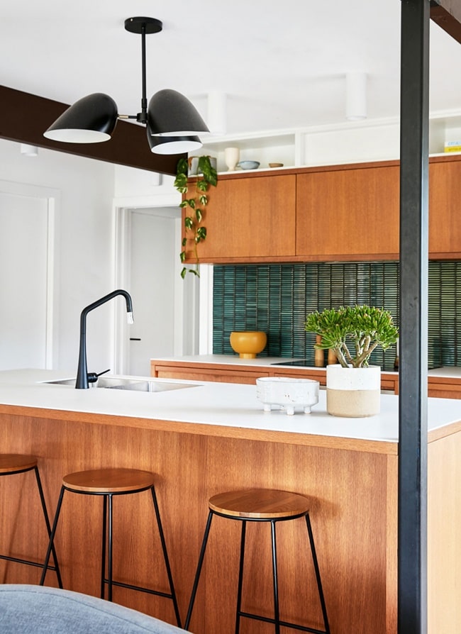 Cocina con barra