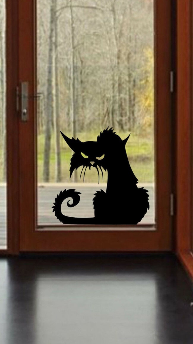 Decoración de ventanas para Halloween