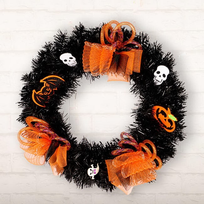 Corona de Halloween