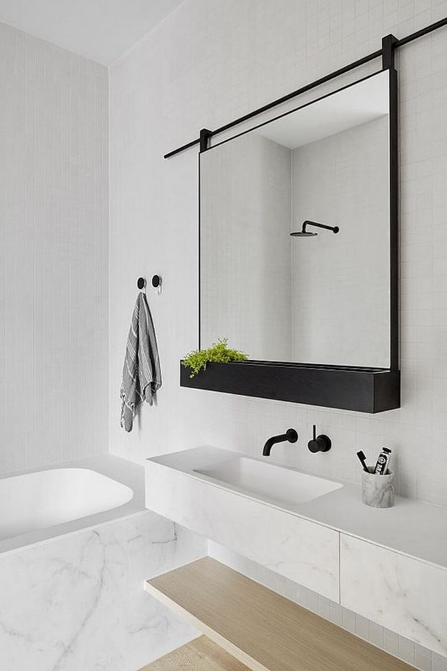 Baños con mármol