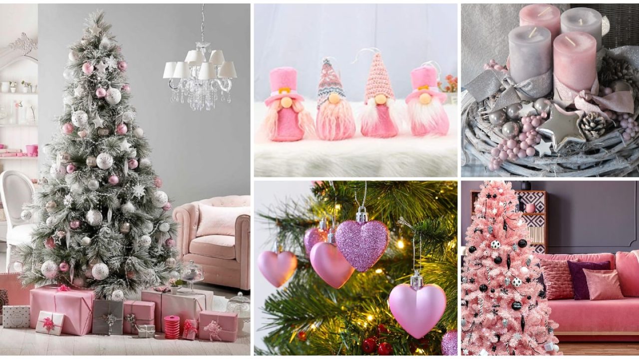 Ideas para una Navidad rosa