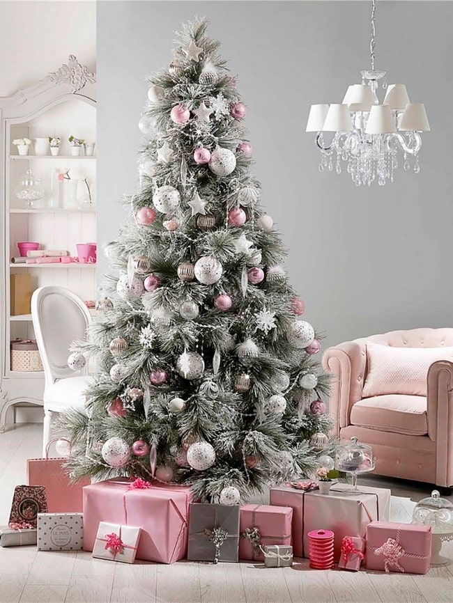 Ideas para una Navidad rosa