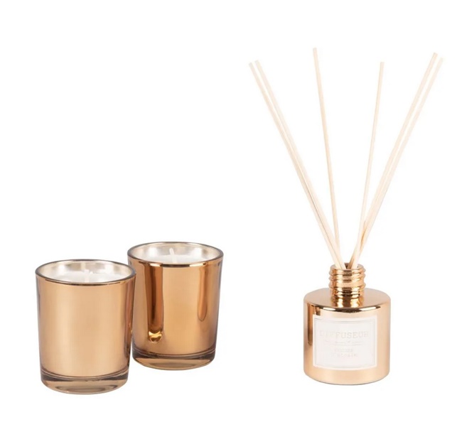 Ambientador y velas aromáticas