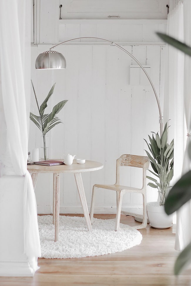 Muebles de madera natural