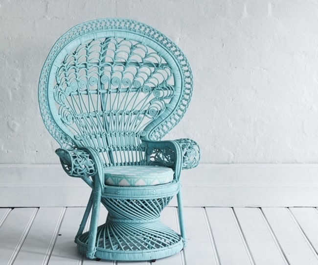 Sillón Emmanuelle en colro azul
