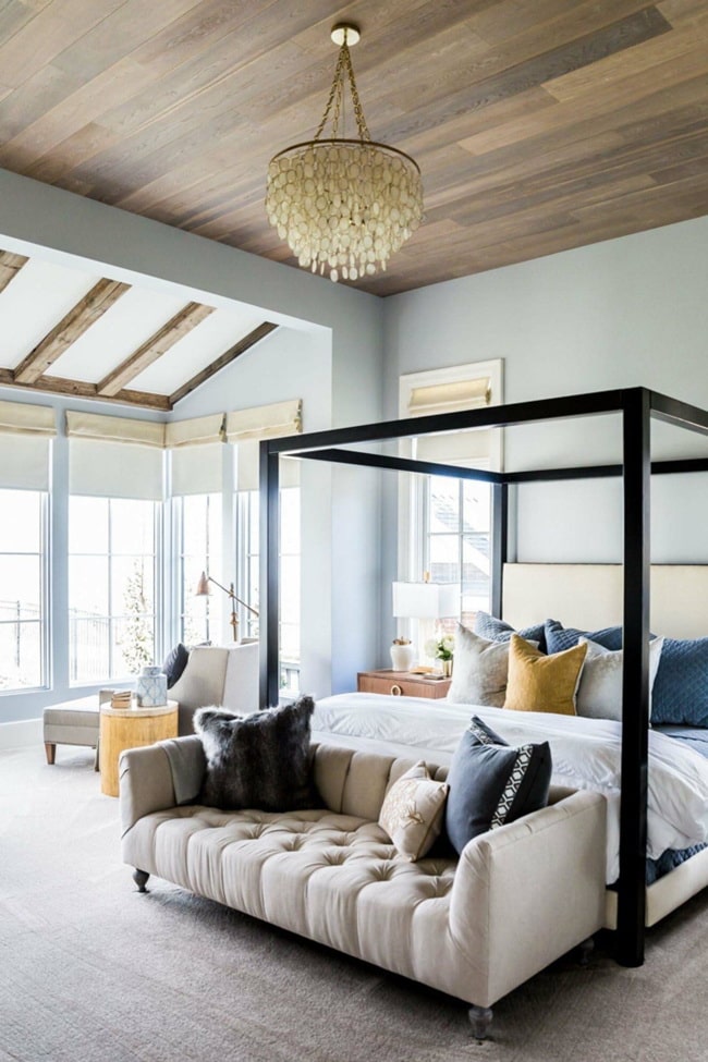 Cómo decorar un dormitorio grande