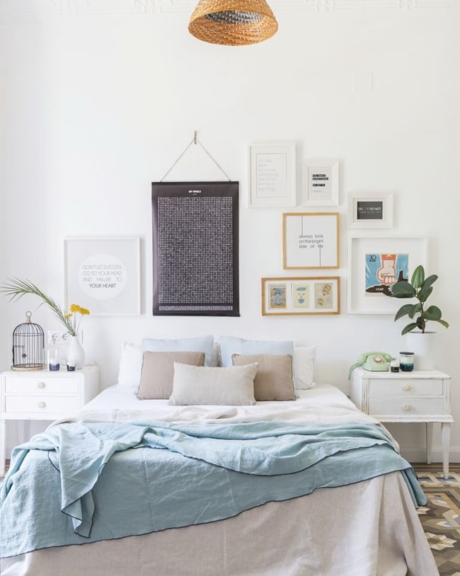 Dormitorio estilo Scandifornian