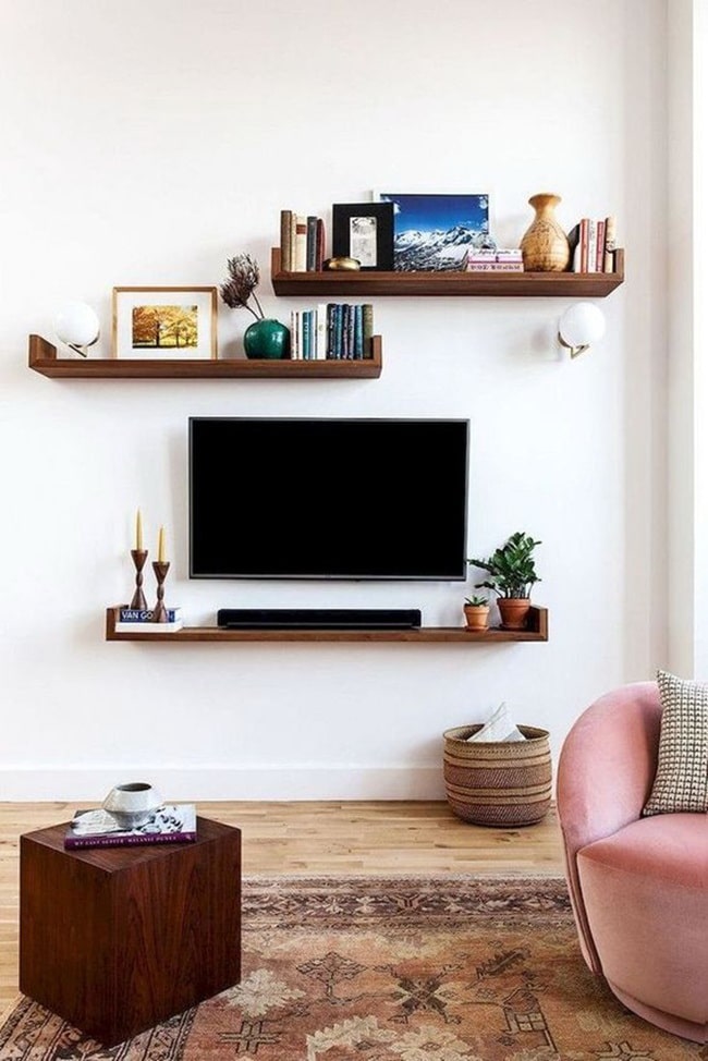 15 ideas para decorar la pared de la tele en cualquier ambiente