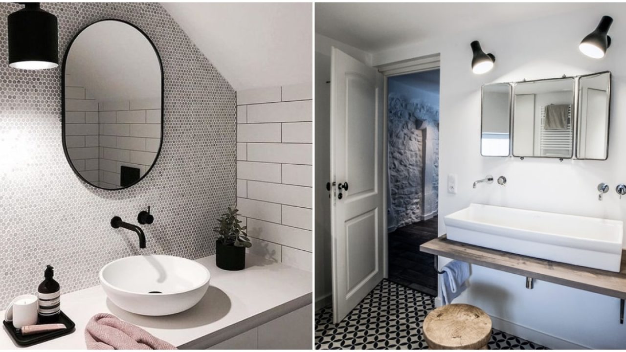 de baños con apliques