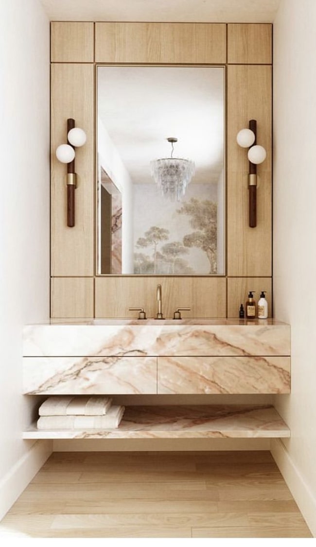 Iluminación para baños modernos