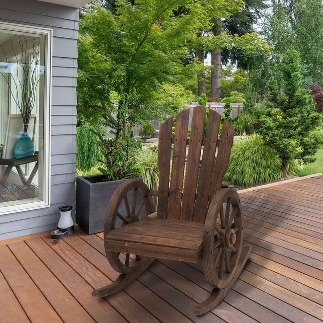 Muebles de madera para exteriores