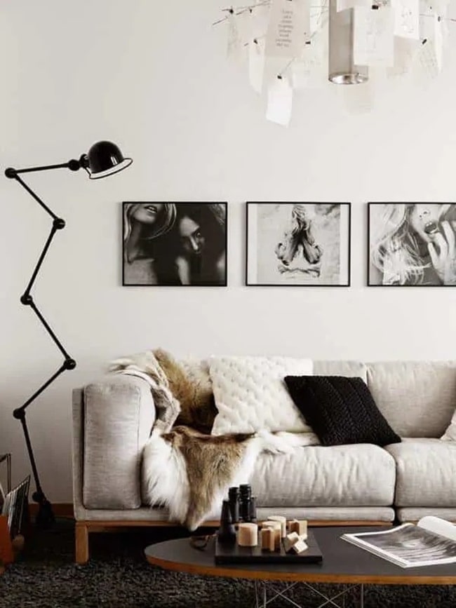 Trípticos para decorar el salón
