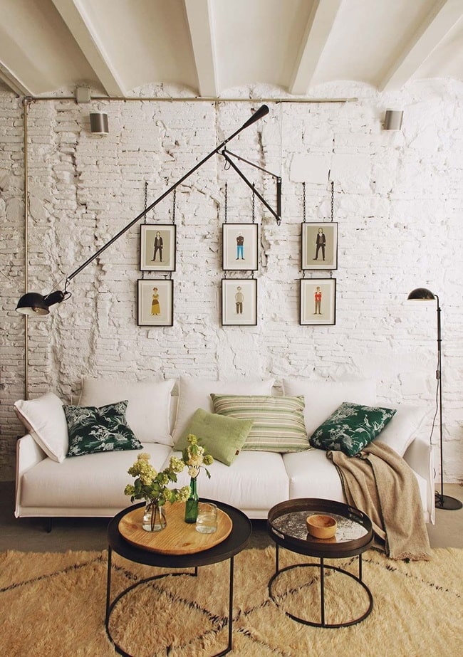 Cómo decorar la pared del sofá