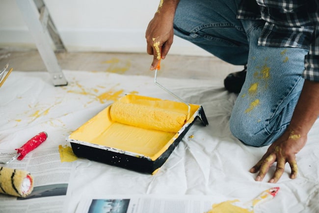 Pintando la casa