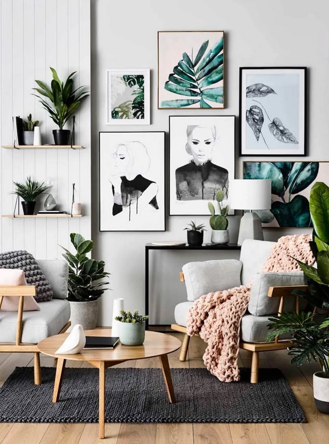 Estilos decorativos para salones pequeños