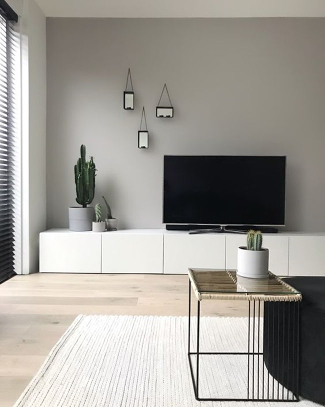 Salones pequeños estilo minimalista