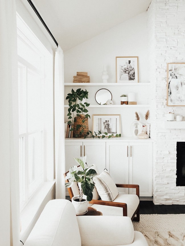 Decoración en blanco