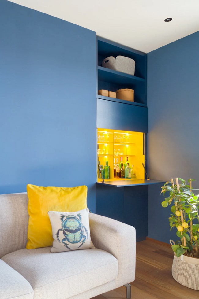 Decoración con colores complementarios