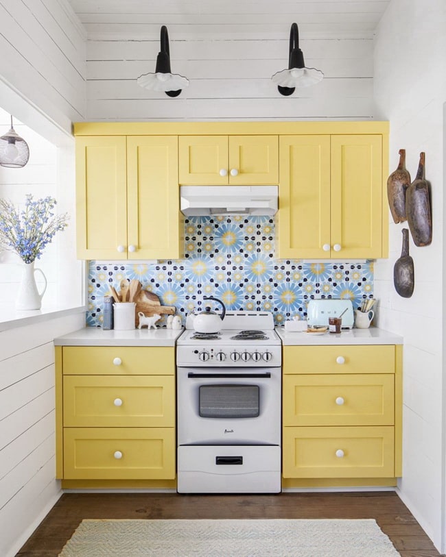 Muebles de cocina pintados