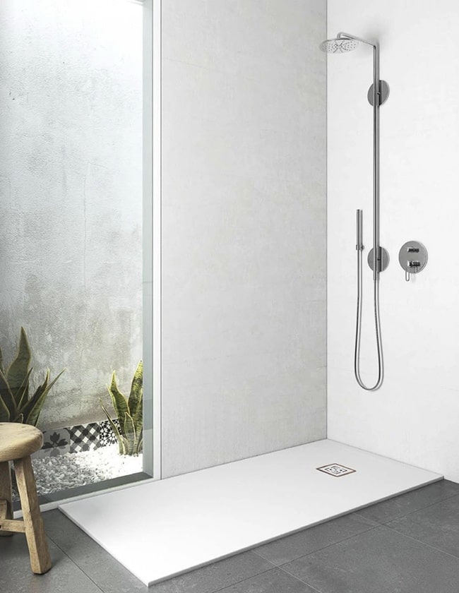 Platos de ducha para baños modernos