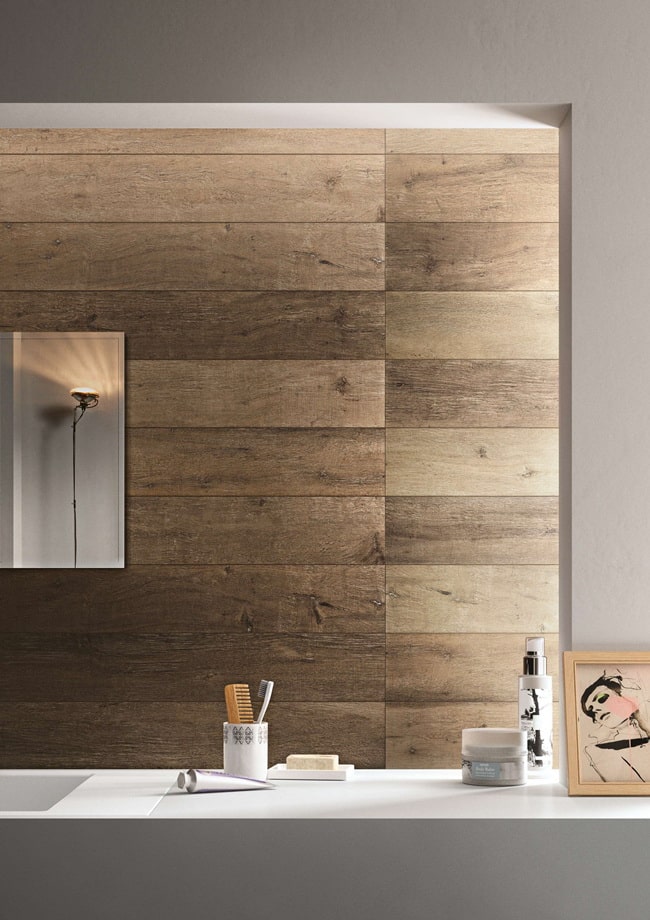 Porcelánicos que imitan la madera