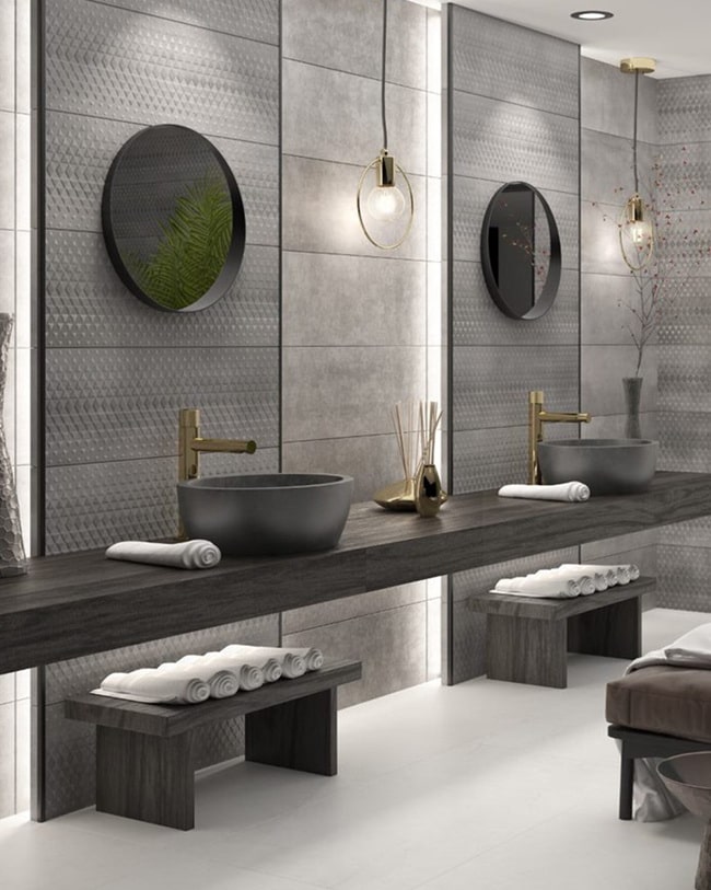 Baños con estilo industrial