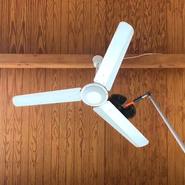 Palos telescópicos para limpiar ventiladores de techo