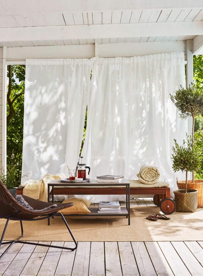 Cortinas para porches