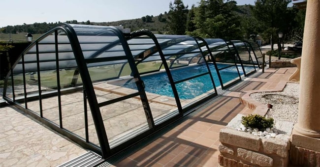Cubiertas de piscina cúpula