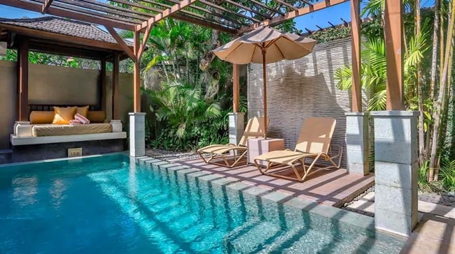zona de piscina