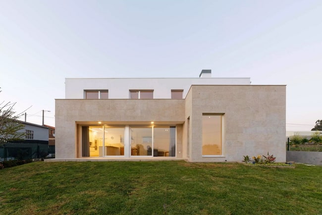 Fachada casa minimalista