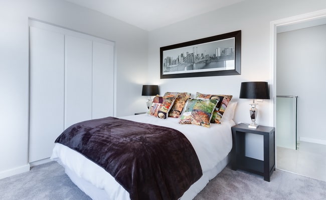 Dormitorio en blanco