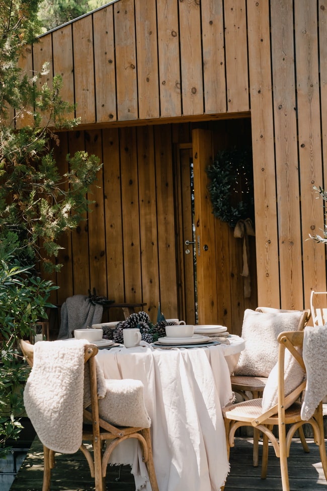 Ideas para decorar la terraza en Navidad