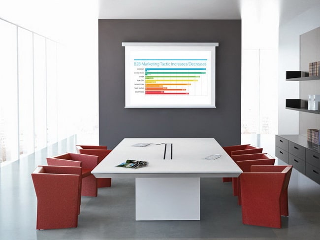 Mesa de reuniones rectangular