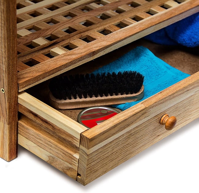 Zapatero de 4 niveles con cajón