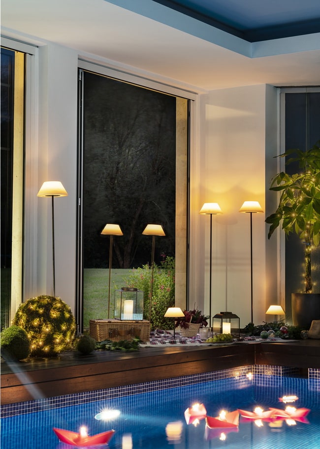 Decoración Navideña para la piscina
