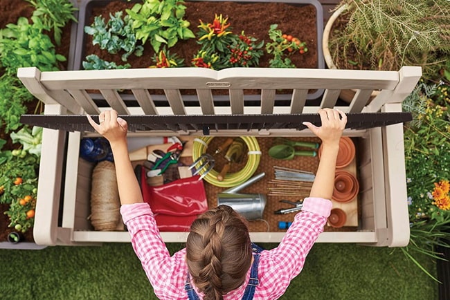 Muebles de doble uso para el jardín